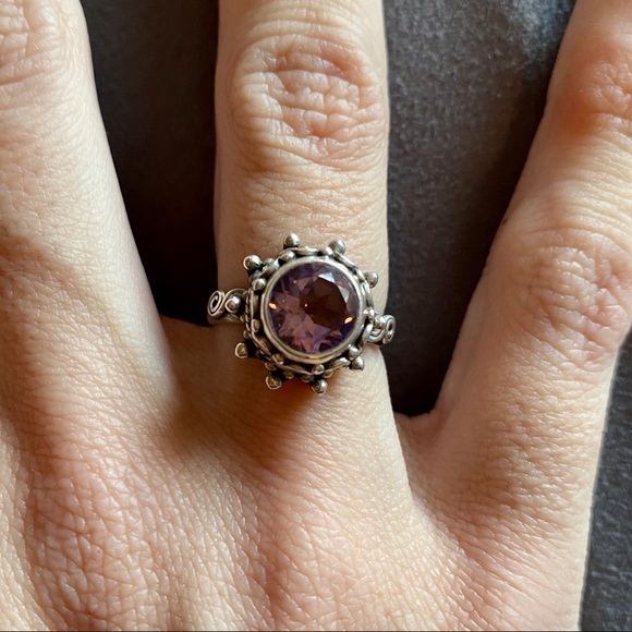 Tiger Mountain Sterling Silver Amethyst Ring - Picture 4 of 7
